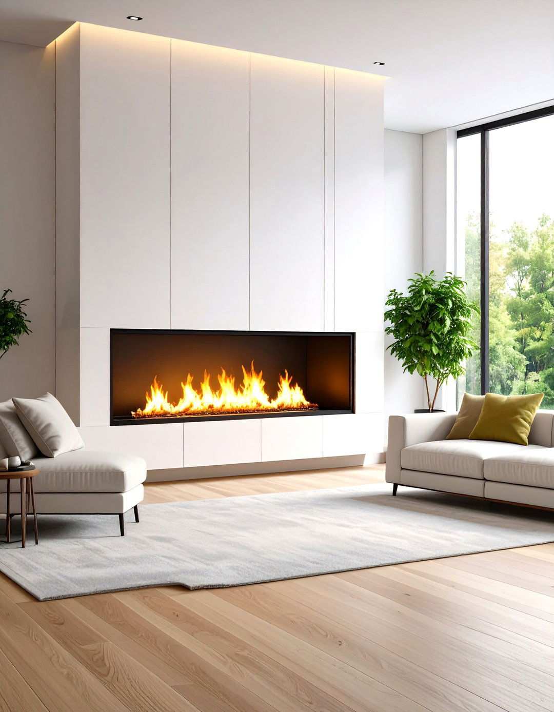 Frameless Linear Fireplace Designs - 24 linear fireplace ideas