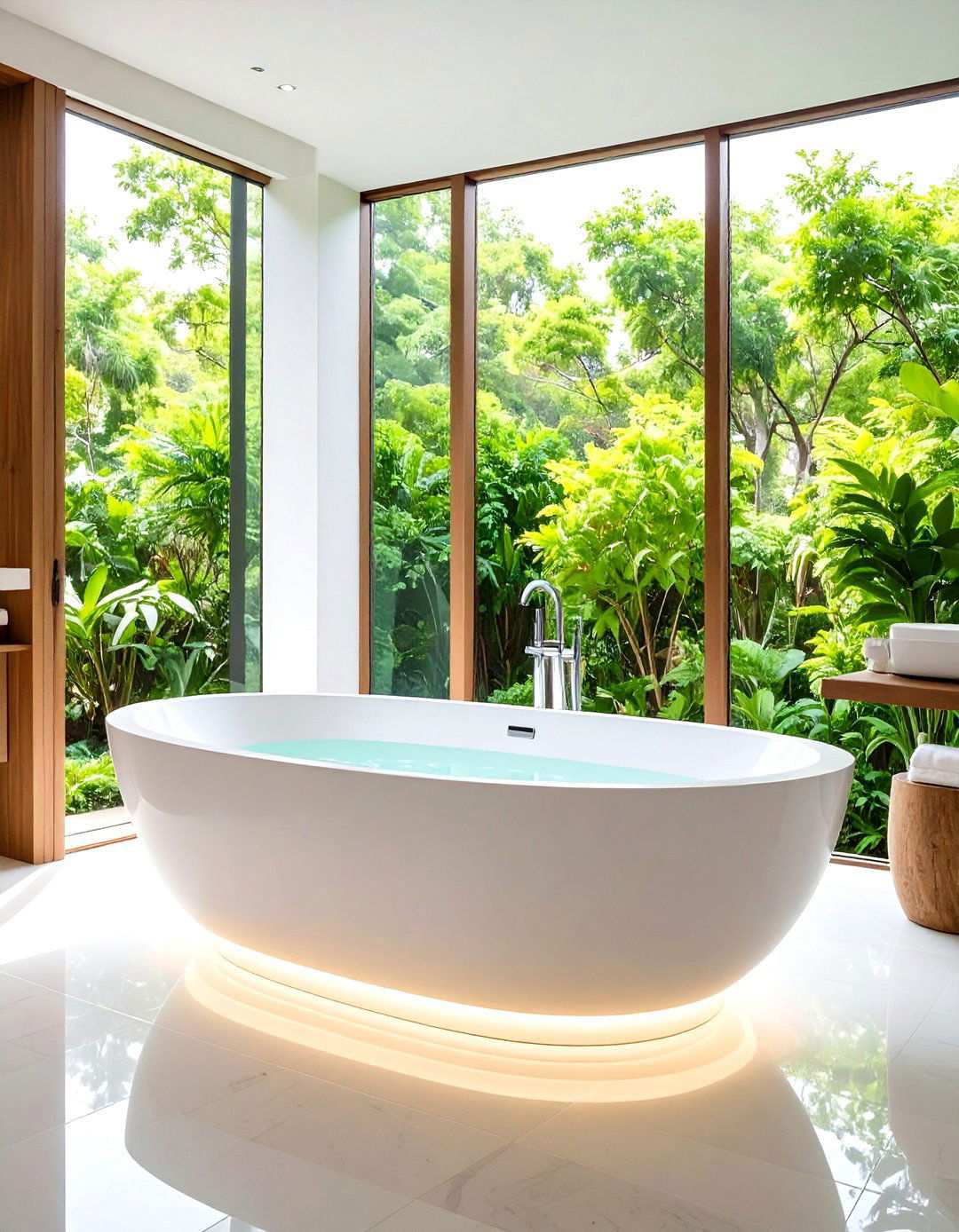 Freestanding Soaking Tubs With Wellness Features - 24 Spa Like Bathroom Ideas