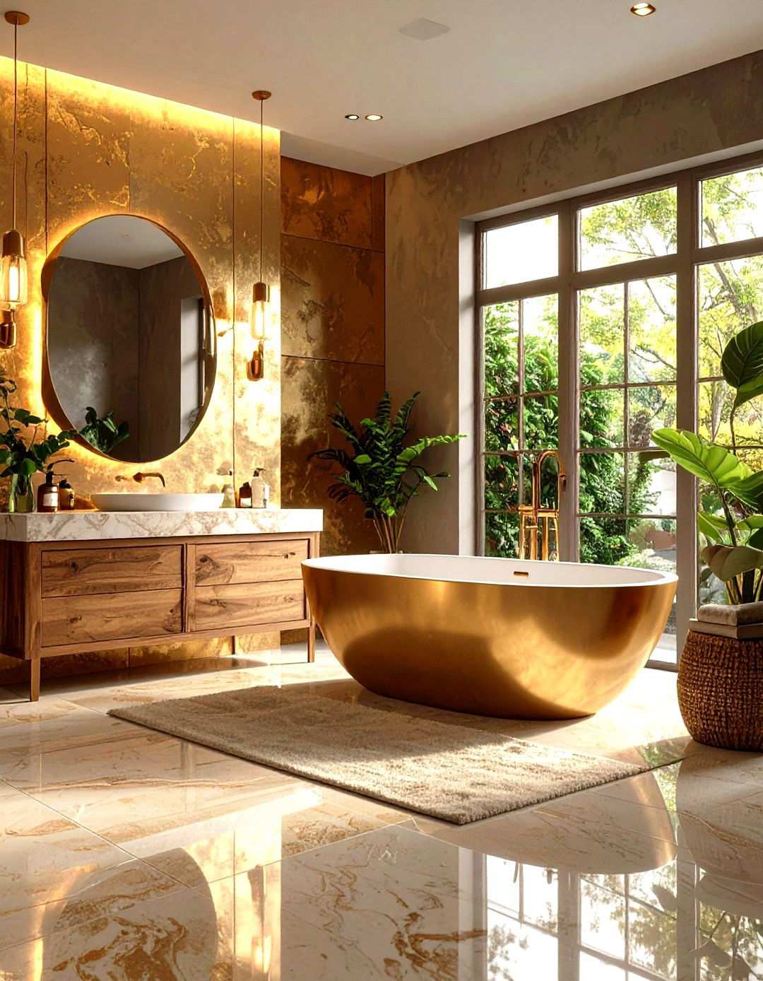 Freestanding Tub Bathroom - 24 Tuscan Bathroom Ideas