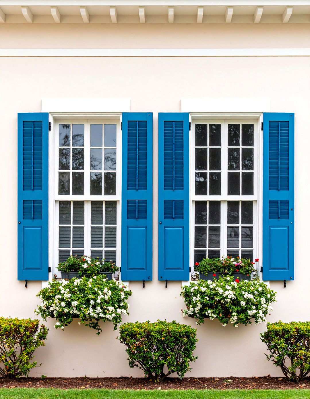 French Casement Windows with Colonial Grids - 24 spanish style windows