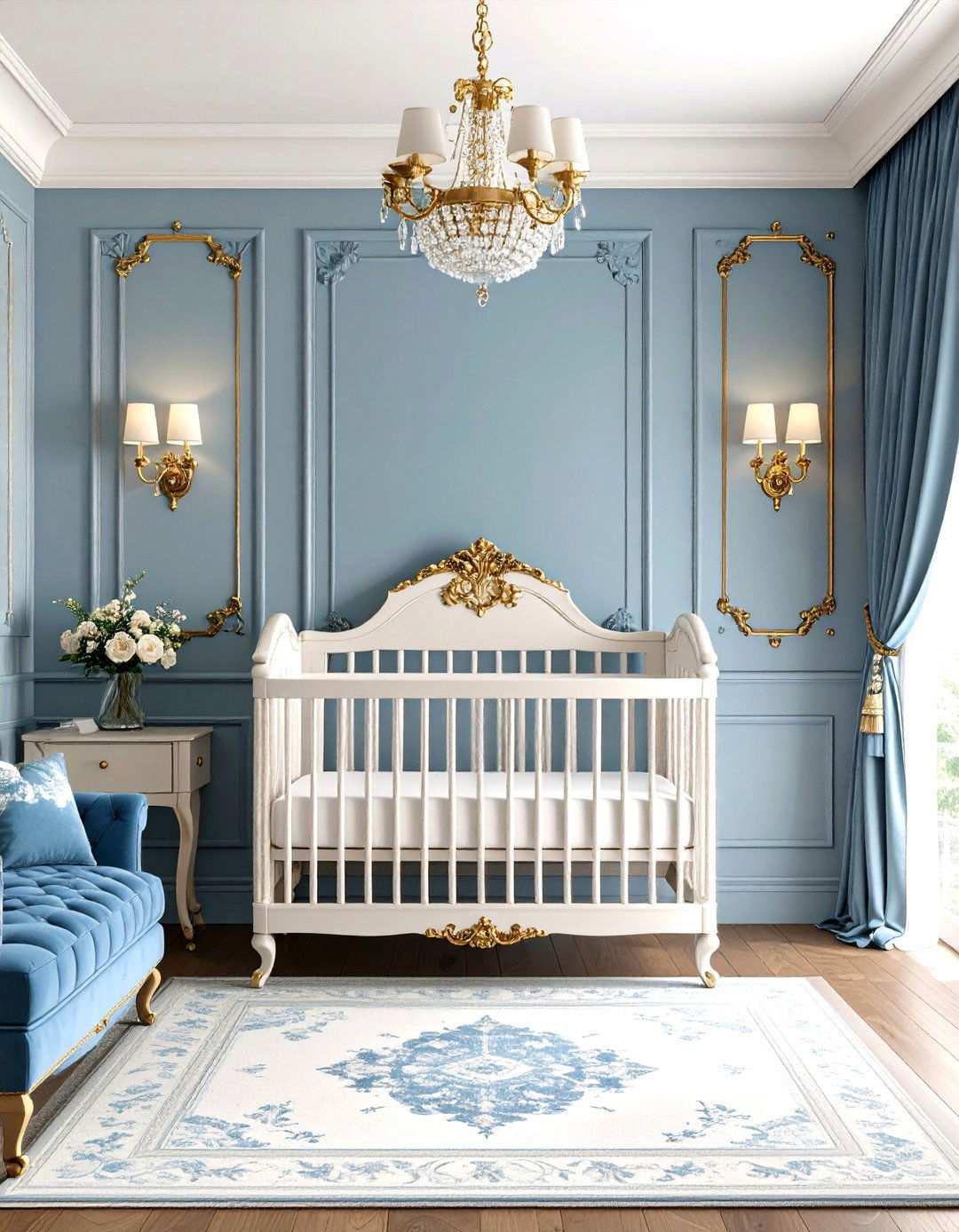 French Chateau Princess Retreat - 24 Princess Nursery Ideas