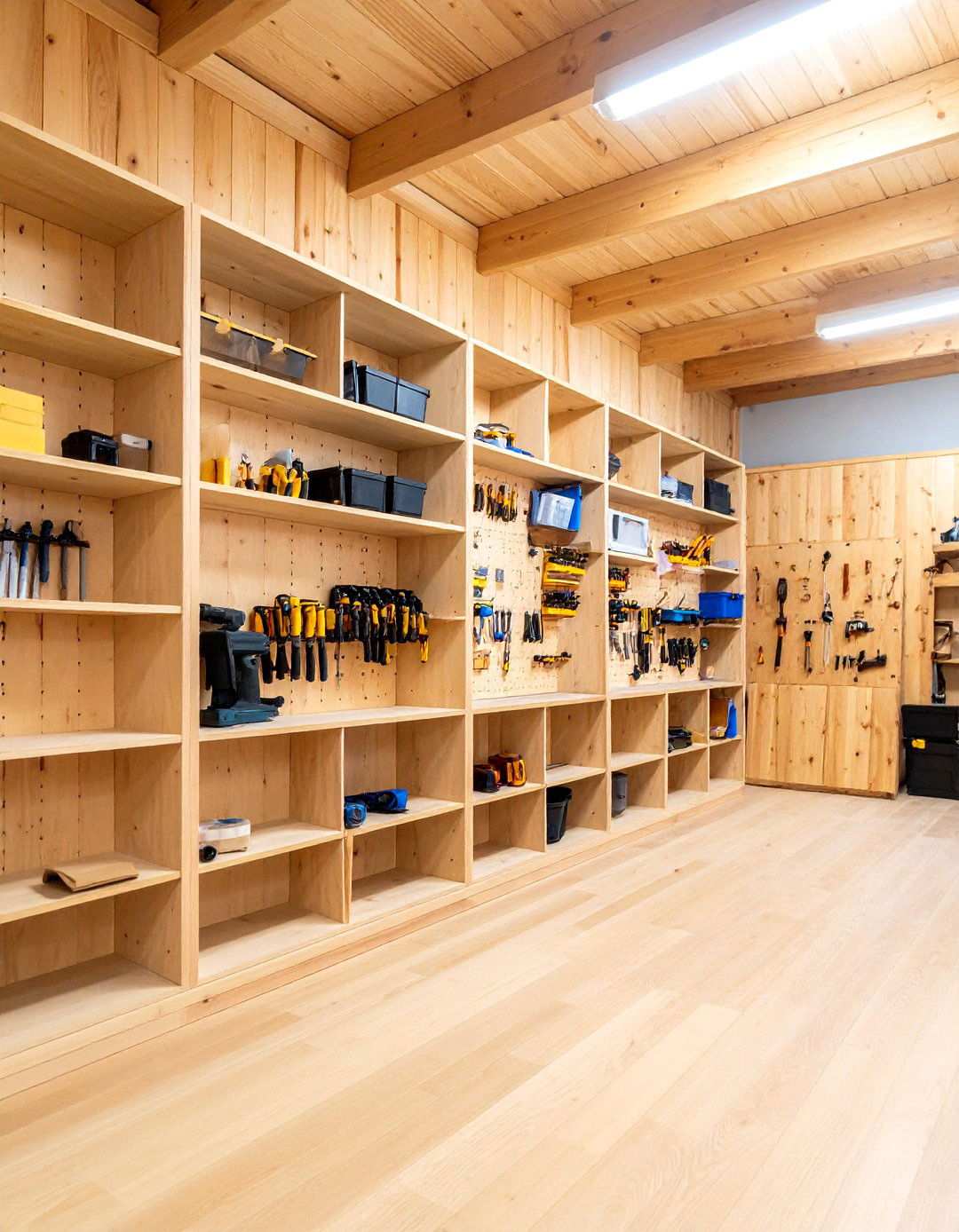 French Cleat Tool Systems - 24 Shed Shelving Ideas