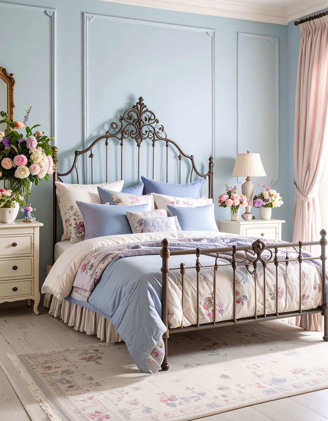 French Country Bedroom Romance - 24 Pottery Barn Bedroom Ideas