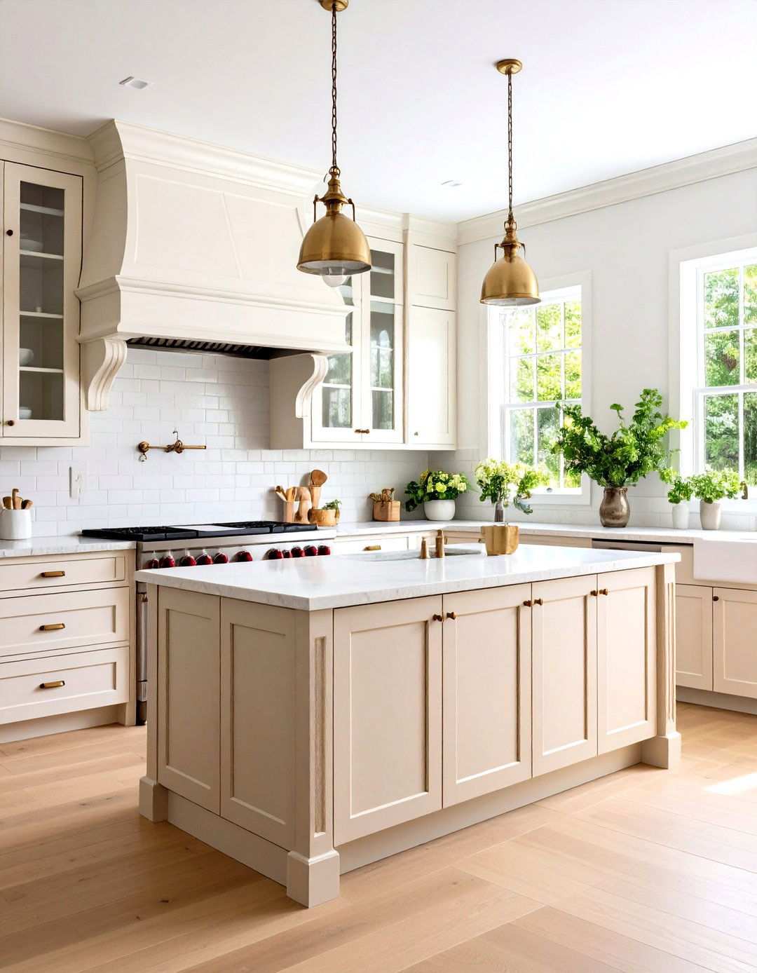 French Country Elegance - 24 Kitchen With White Appliances Ideas