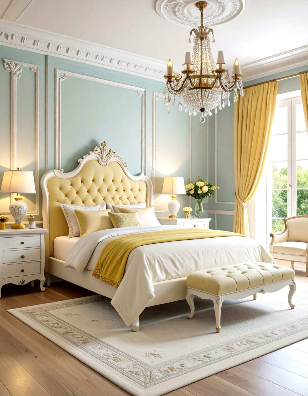 French Country Lemon Provence Style - 24 Lemon Bedroom Ideas