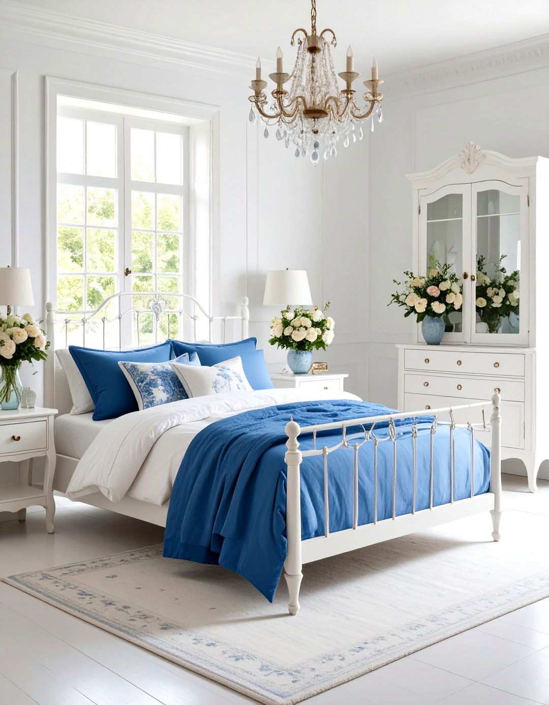 French Country White Bedroom - 24 White Bedroom Ideas
