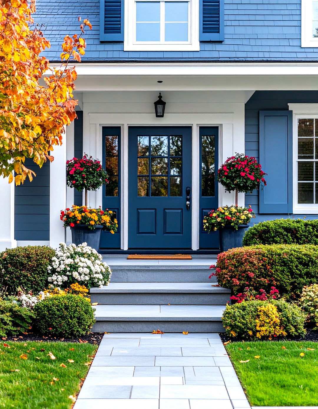French Door Integration Porch - 24 Small Cape Cod Front Porch Ideas