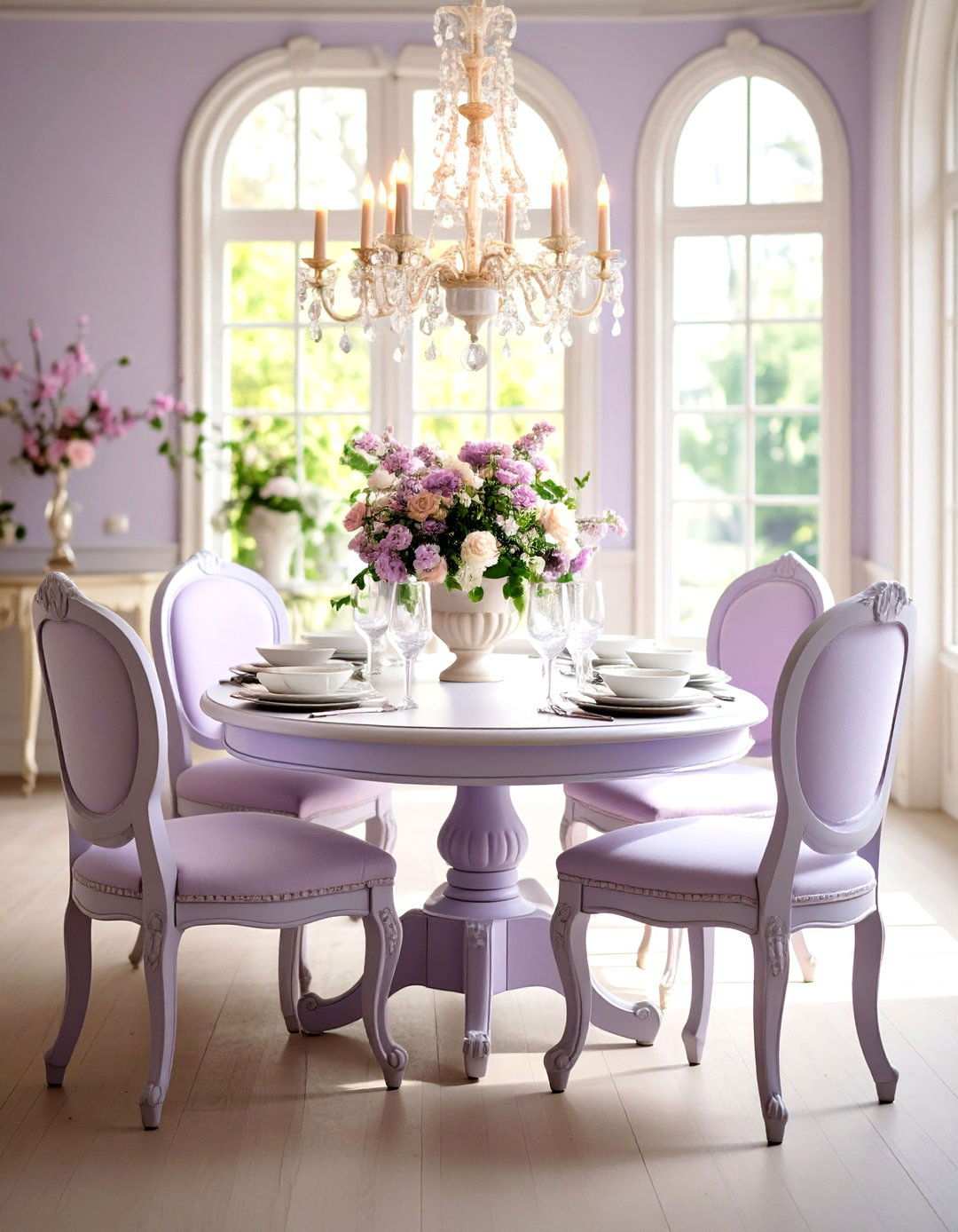 French Provincial Curved Leg Tables - 24 Painted Furniture Ideas