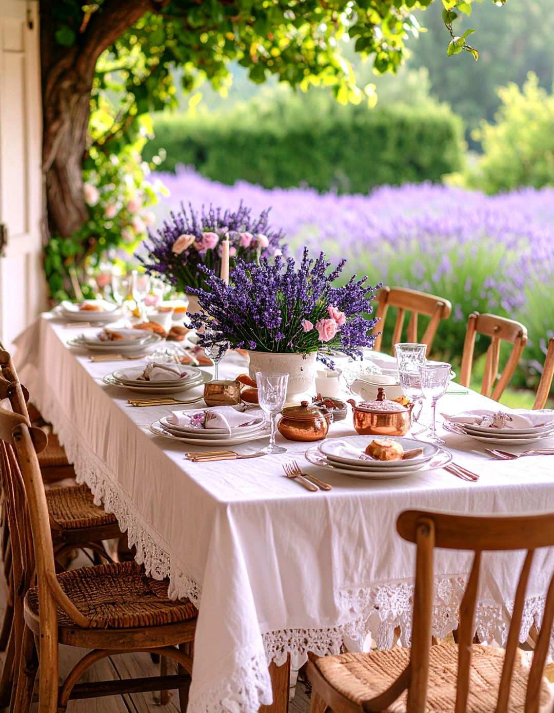 French Provincial Tablescape - 24 Tablescape Ideas