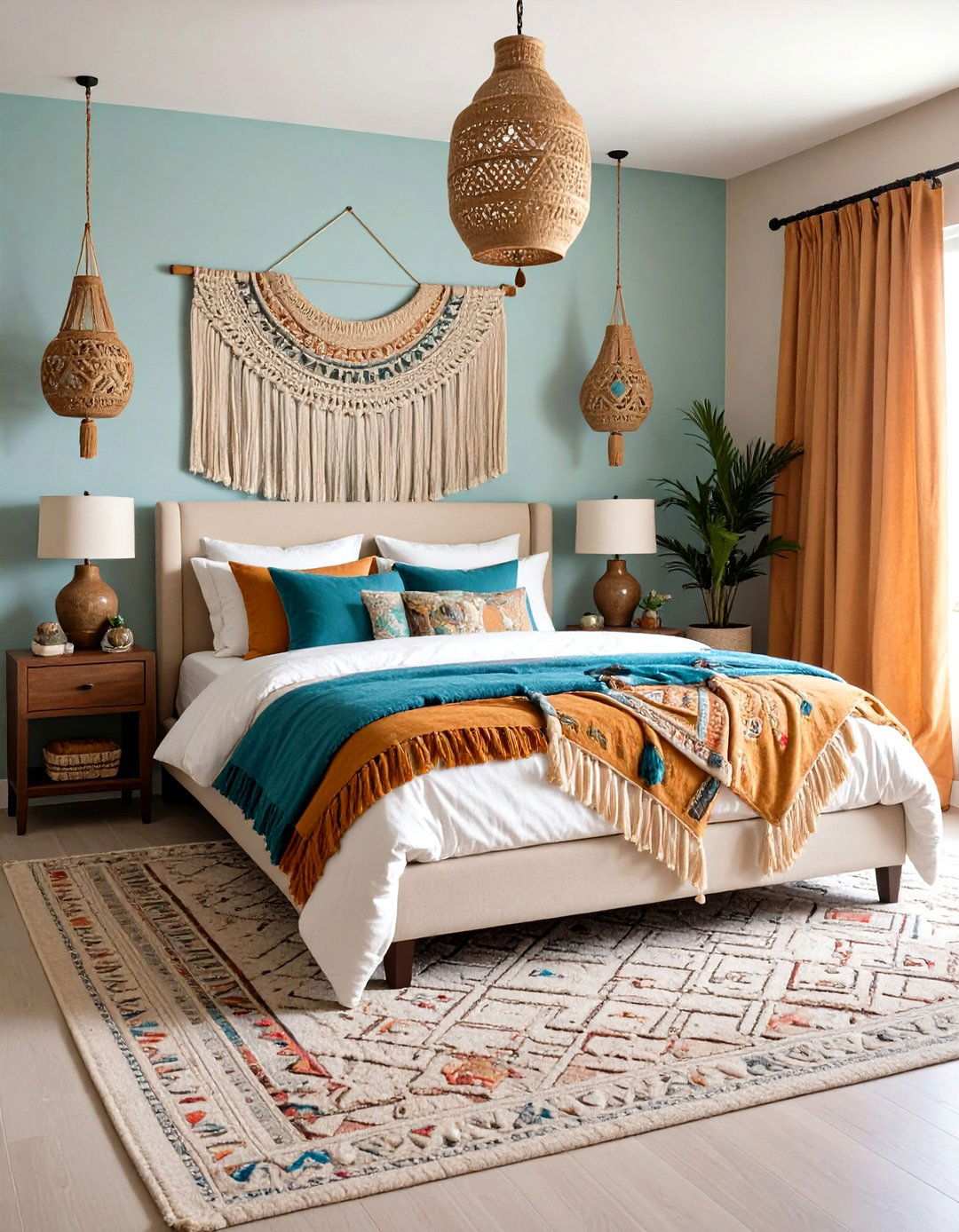 Fringed Textile Bedroom - 24 Western Bedroom Ideas
