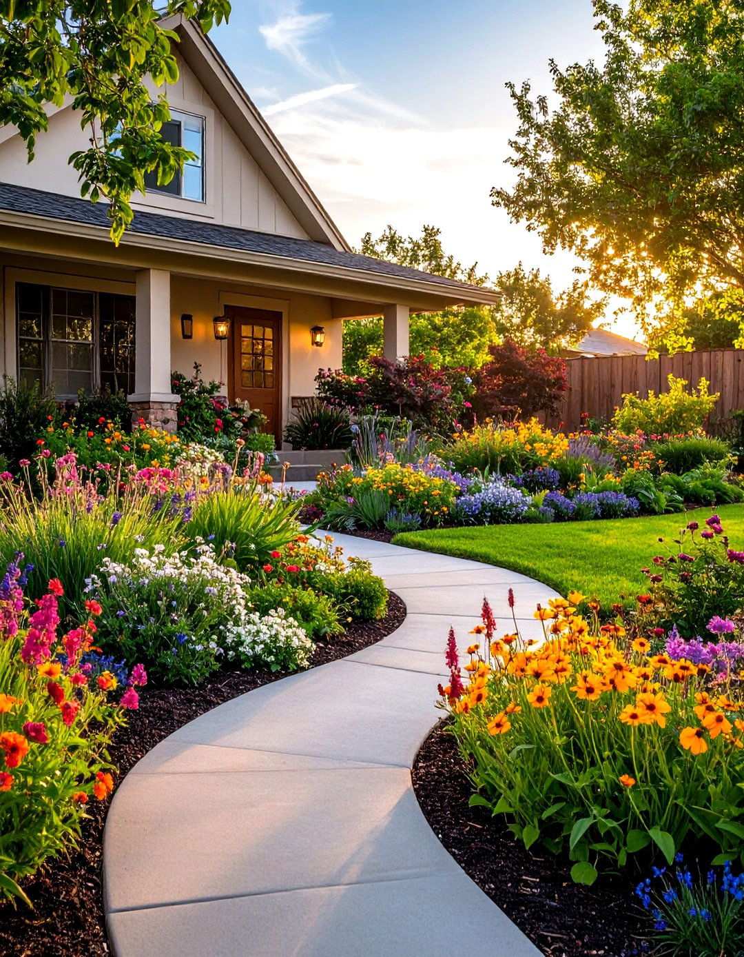 Front Yard Wildflower Gardens - 24 Wildflower Garden Ideas