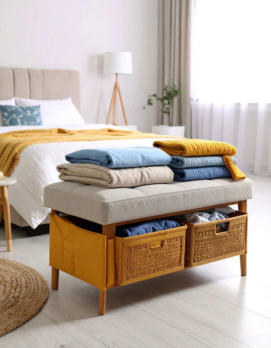 Furniture with Hidden Compartments - 24 Laundry Basket Storage Ideas