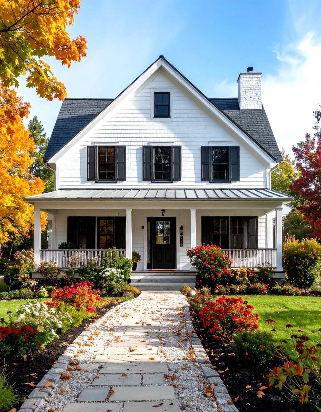 Future Maintenance Planning - 24 White Farmhouse With Black Windows Ideas