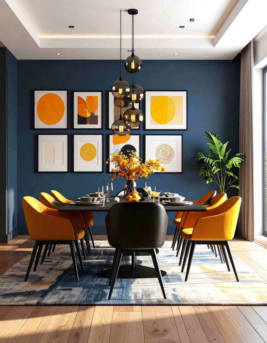 Gallery Wall Dining Room Art - 24 Moody Dining Room Ideas