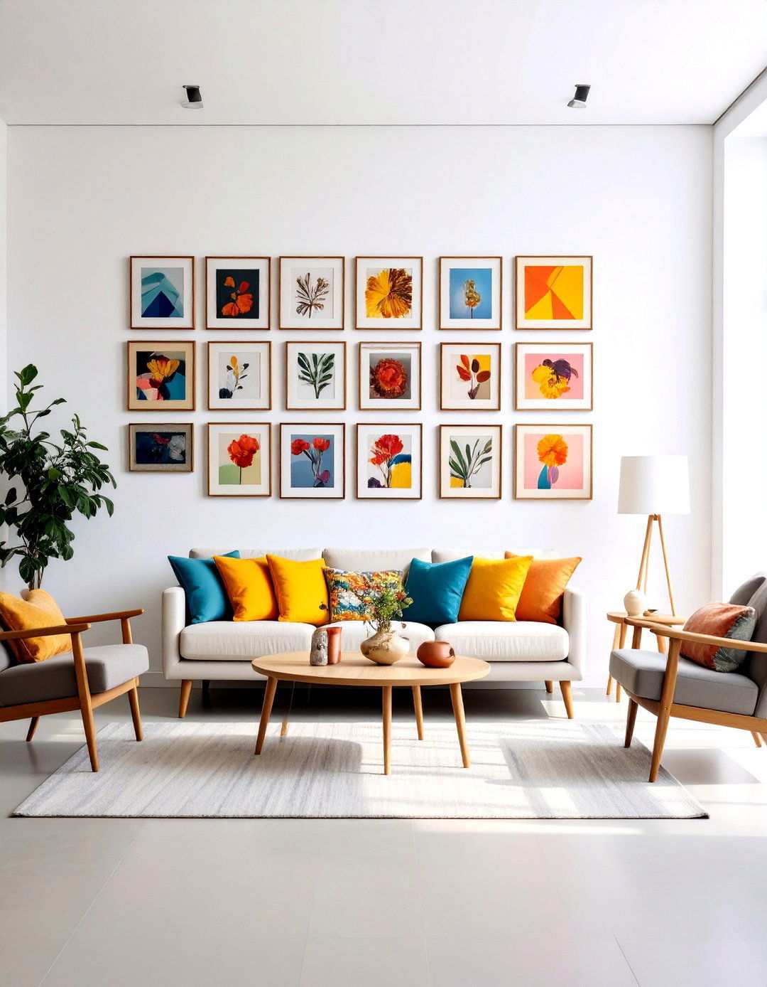 Gallery Wall Minimalism - 24 Minimalist Decorating Ideas