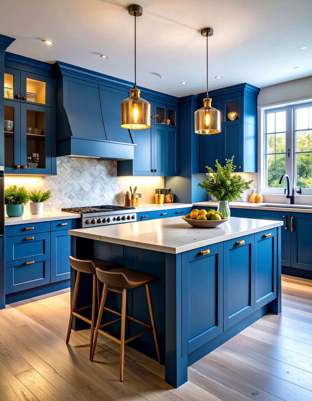 Galley Kitchen with Efficient Linear Layout - 24 Modern Kitchen Ideas