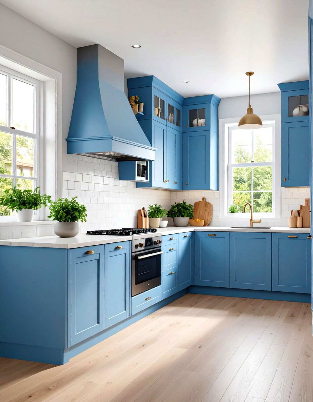Galley Kitchen Without Uppers - 24 Kitchens Without Upper Cabinets