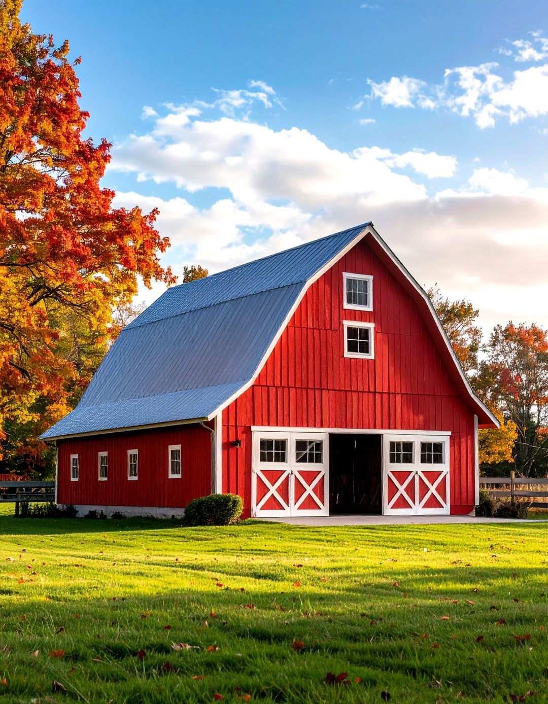 Gambrel Barn Style Equipment Shed - 24 wood shed ideas