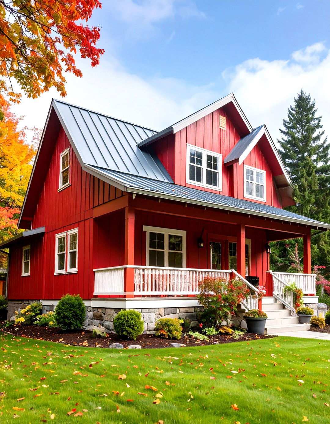 Gambrel Metal Porch Design - 24 Metal Roof Porch Design Ideas