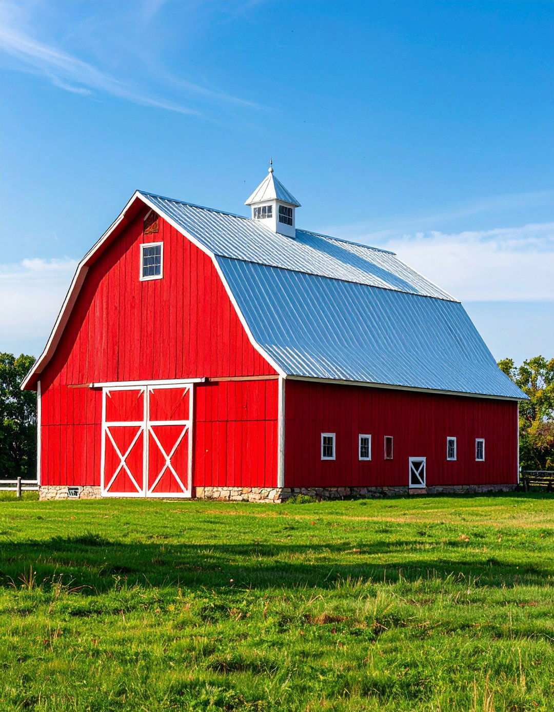 Gambrel Roof Traditional Design - 24 Pole Barn and Barndominium House Exteriors