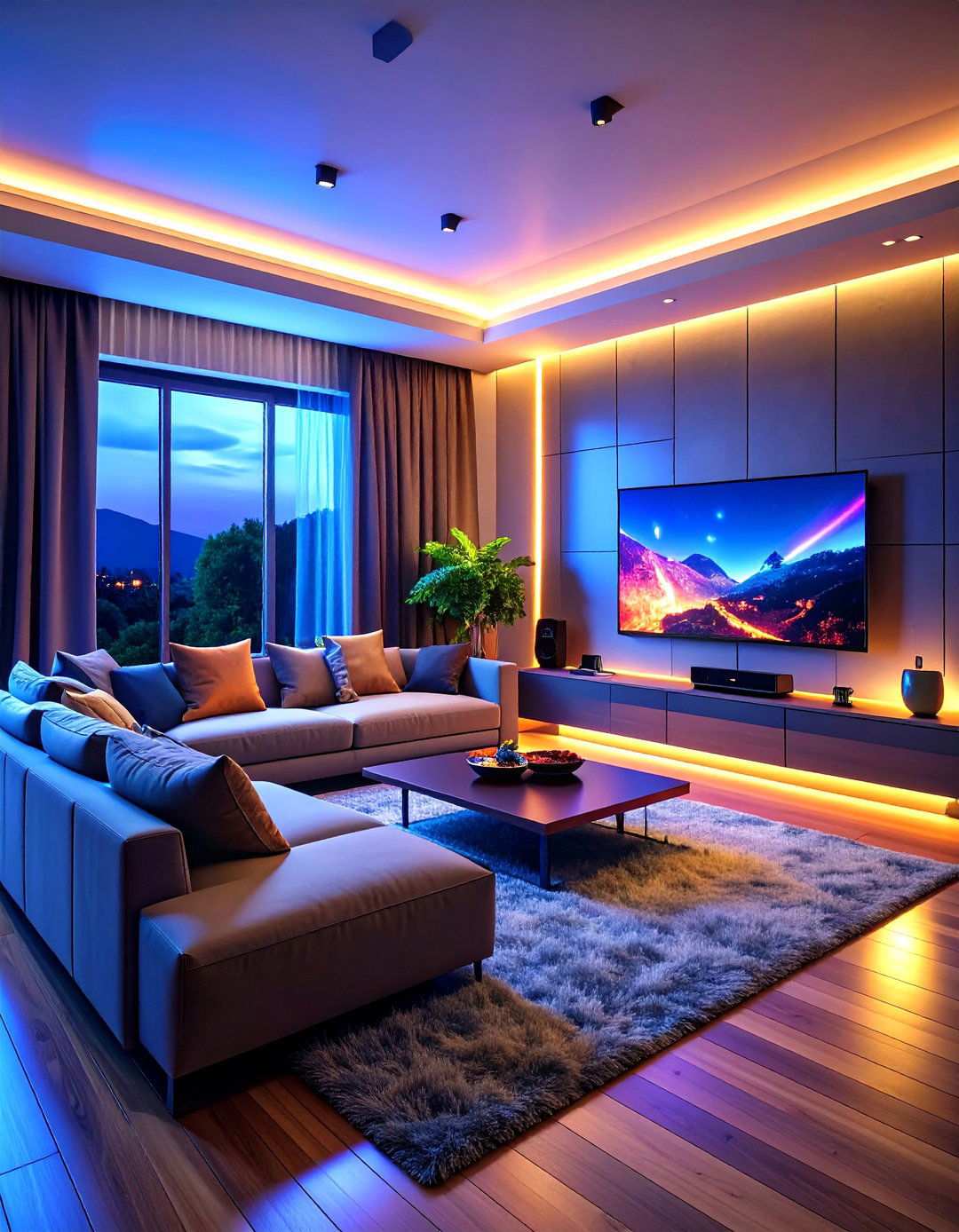 Gaming and Entertainment Living Room - 24 Men's Living Room Ideas