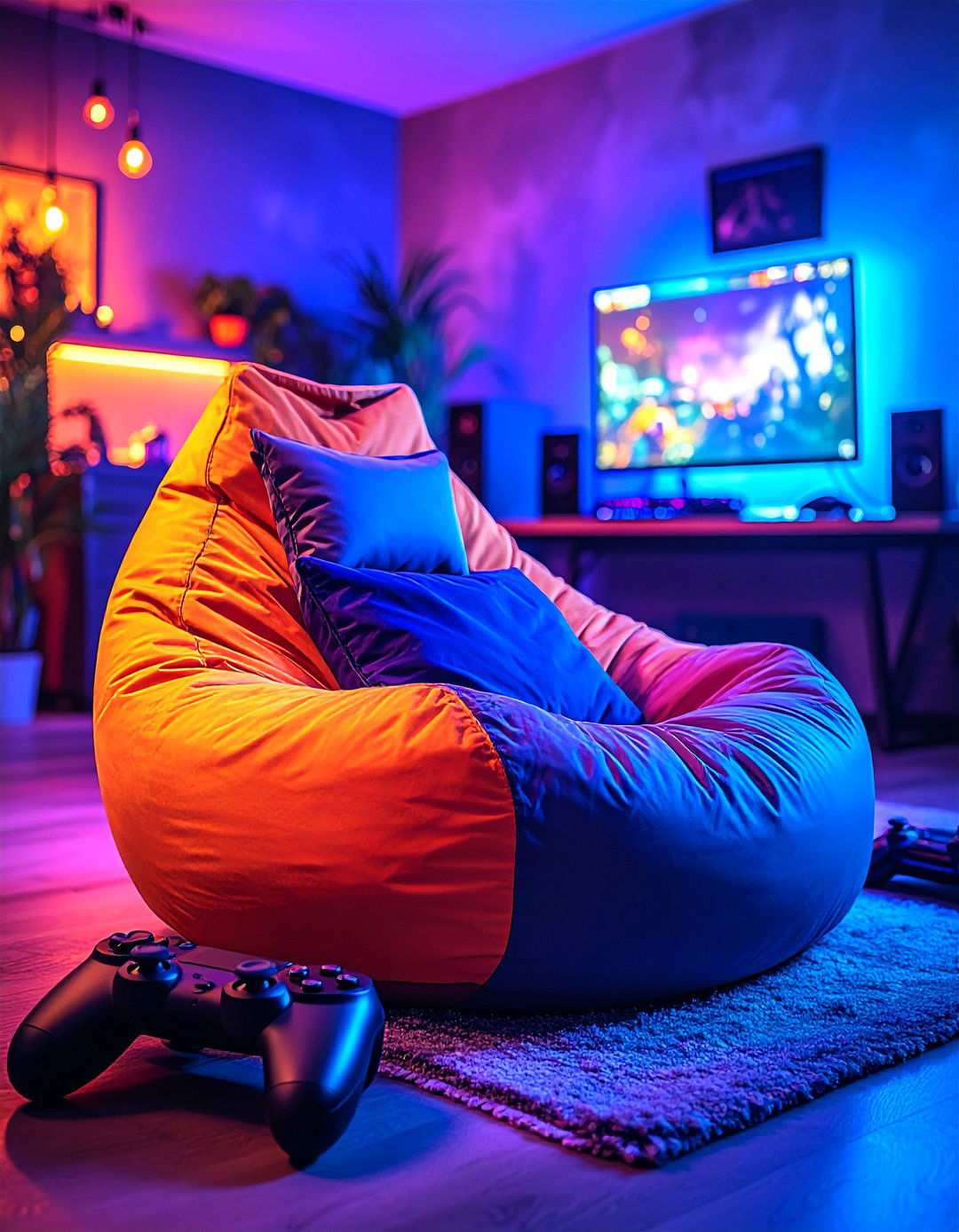 Gaming Bean Bag Chairs and Floor Seating - 24 Man Cave Seating Ideas