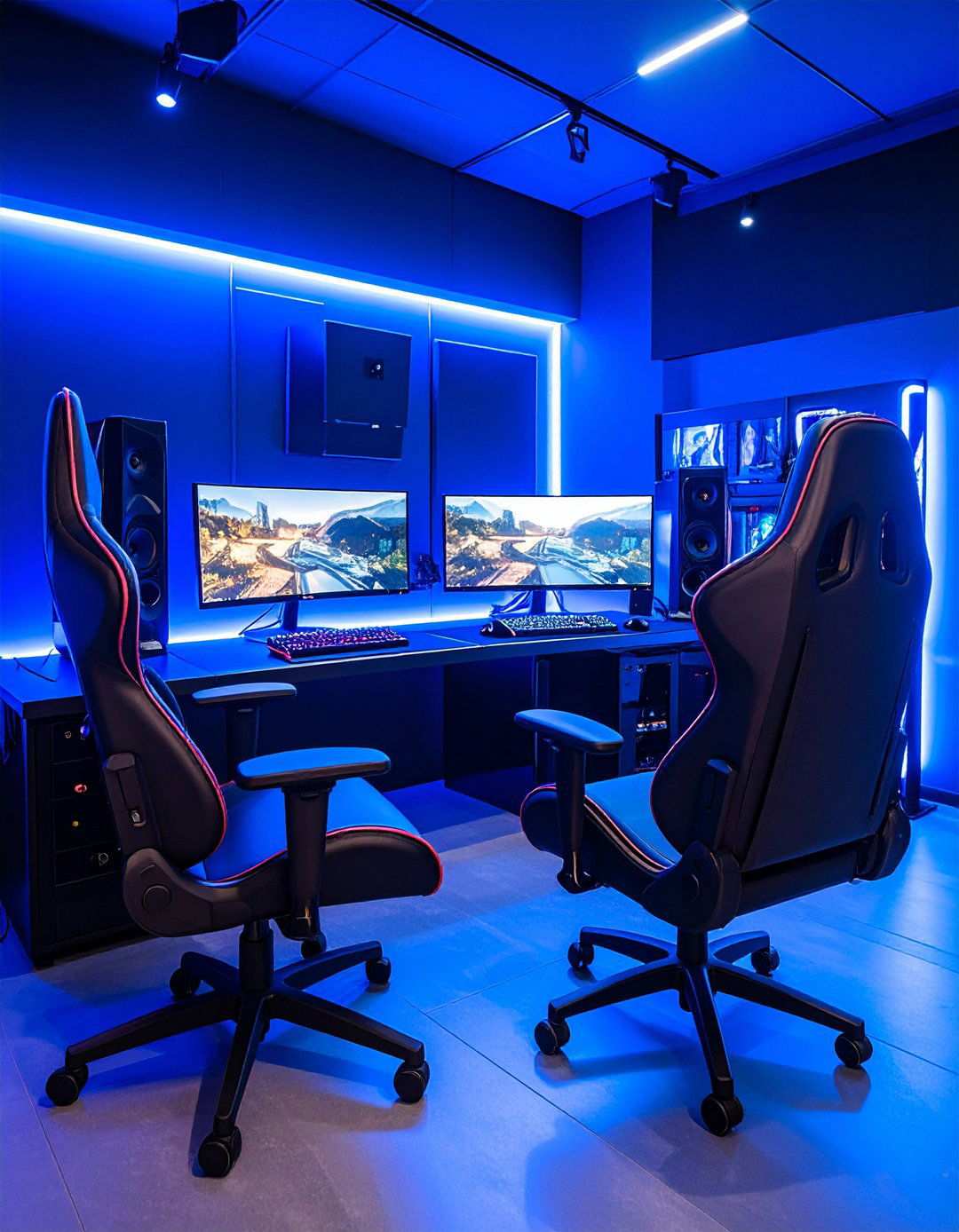 Gaming Focused Podcast Studio - 24 Podcast Room Ideas