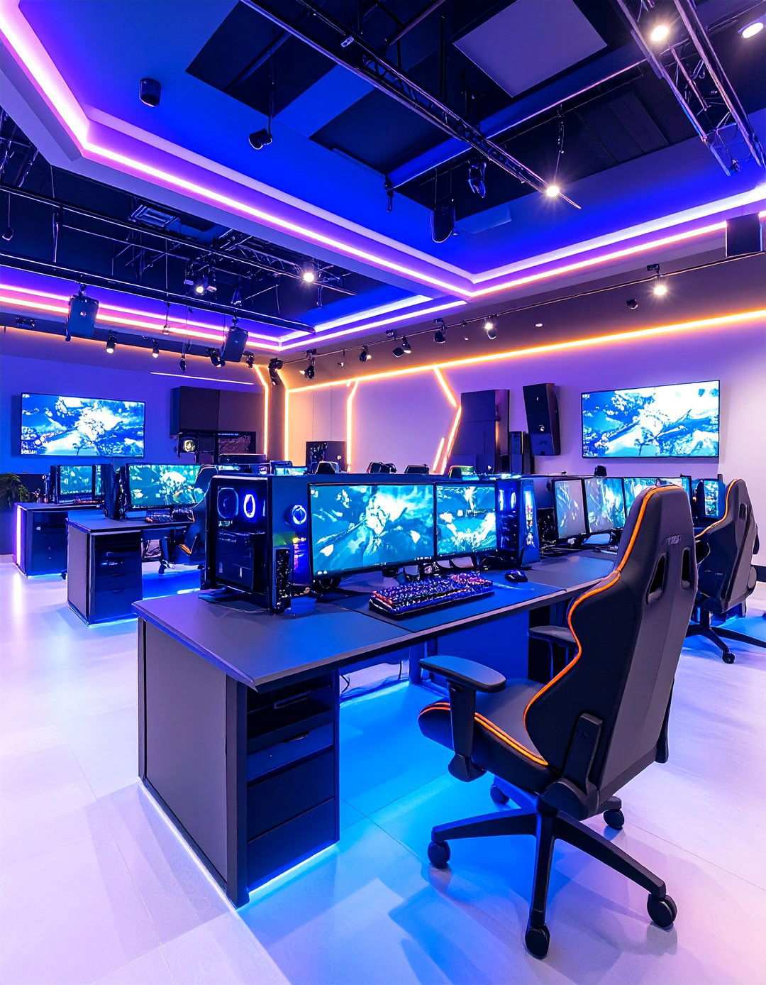 Gaming Tournament Arena - 24 Teen Hangout Room Ideas