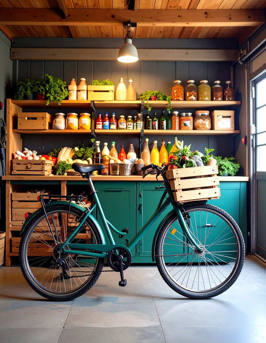 Garage Bicycle Transport Storage - 24 Milk Crate Storage Ideas