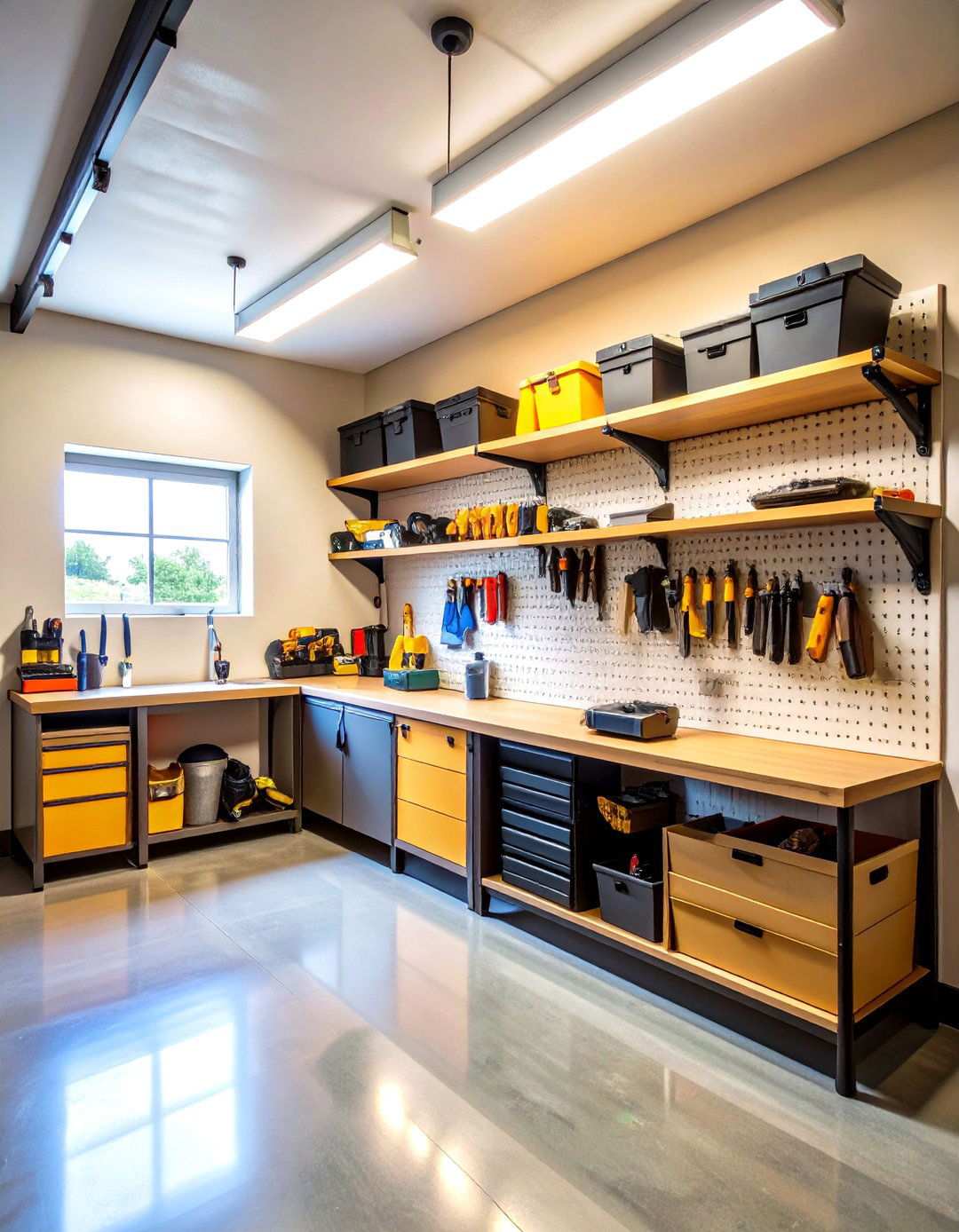 Garage Workshop Organization Niche - 24 Wall Niche Ideas