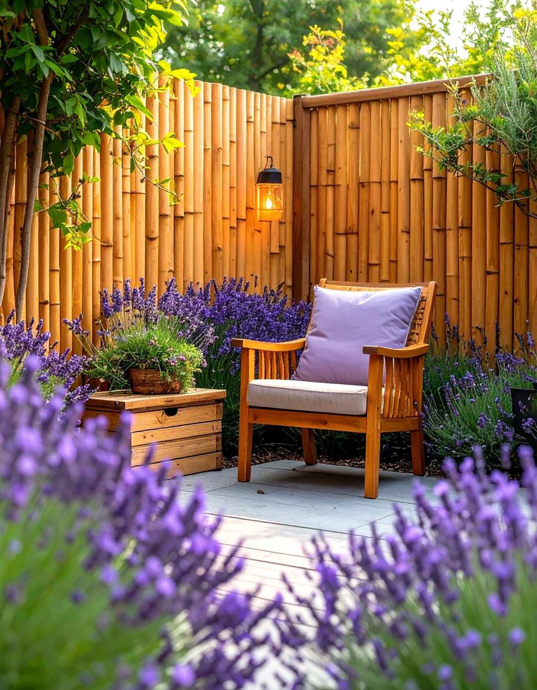 Garden Corner Privacy Nook - 24 Outdoor Reading Nook Ideas