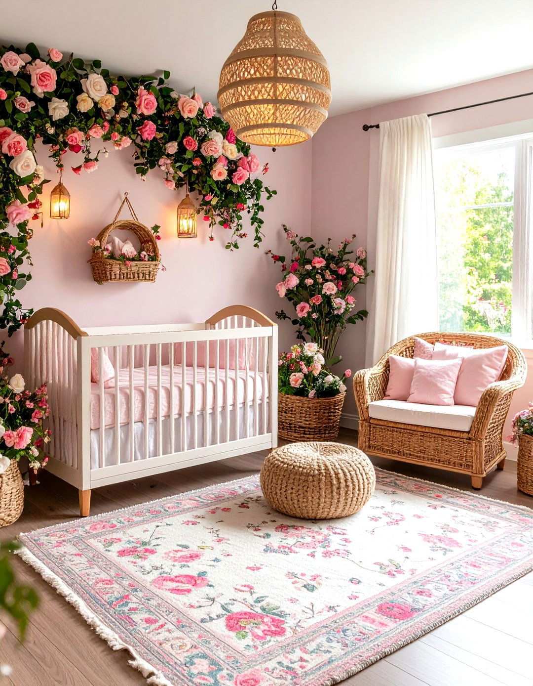 Garden Party Bloom Nursery - 24 Whimsical Nursery Ideas