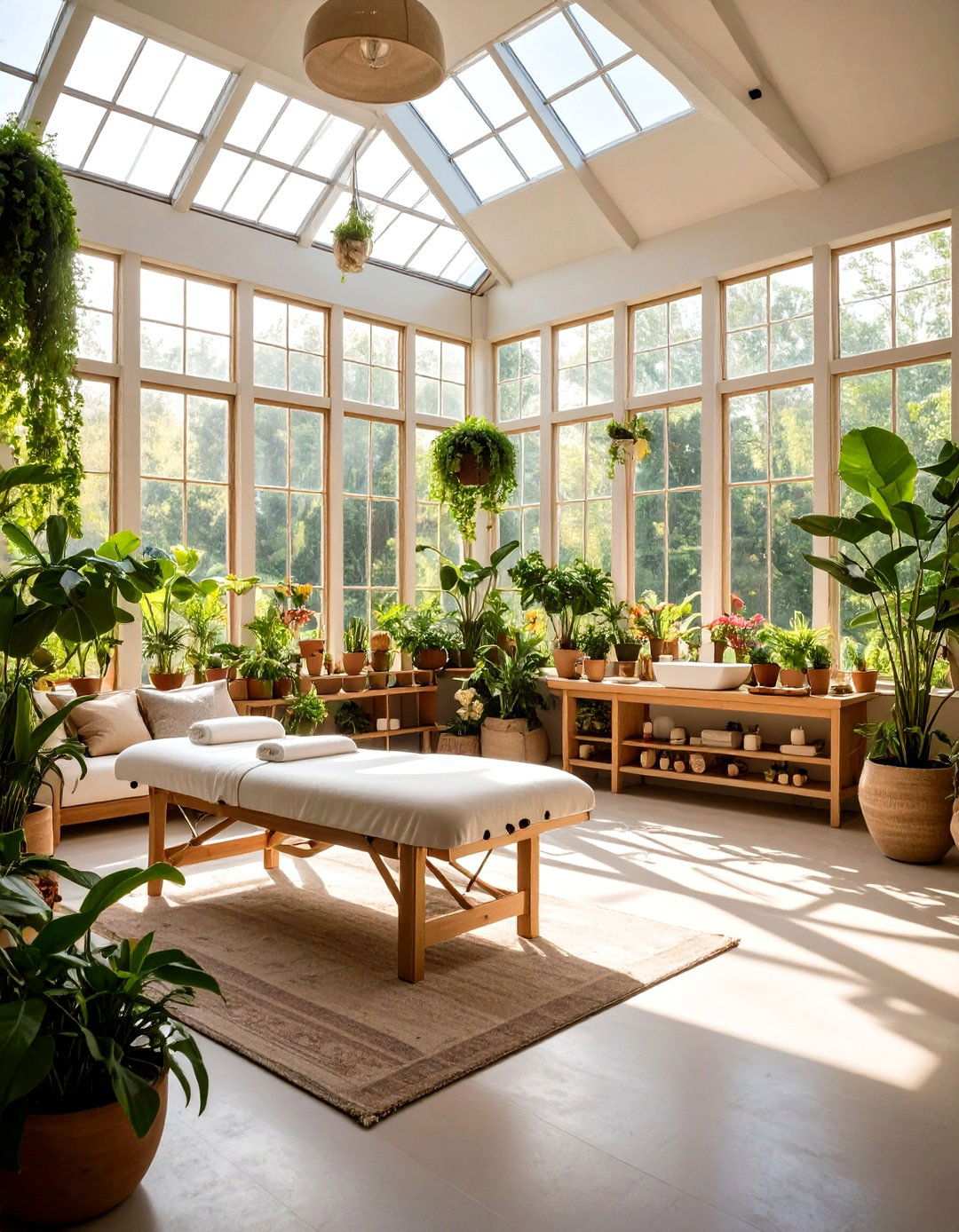 Garden Room Greenhouse Setting - 24 Massage Room Setup Ideas