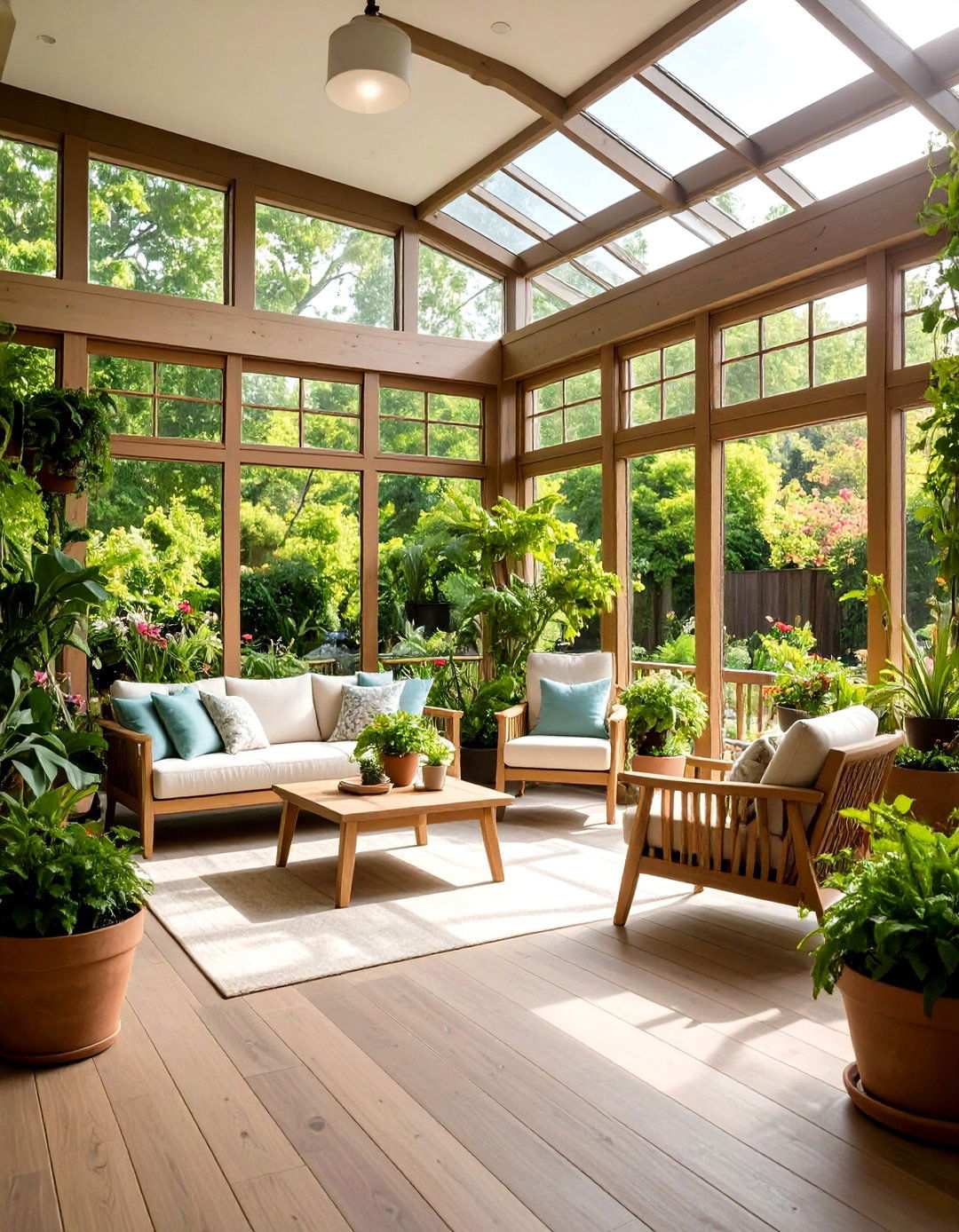 Garden Room Screened Sanctuary - 24 Small Screened-in Porch Ideas