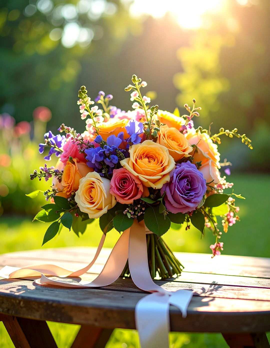 Garden Rose Wedding Bouquet - 24 Wedding Bouquet Ideas