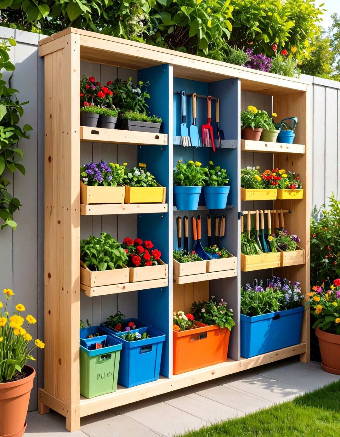 Garden Tool Style Organizers - 24 Outdoor Toy Storage Ideas