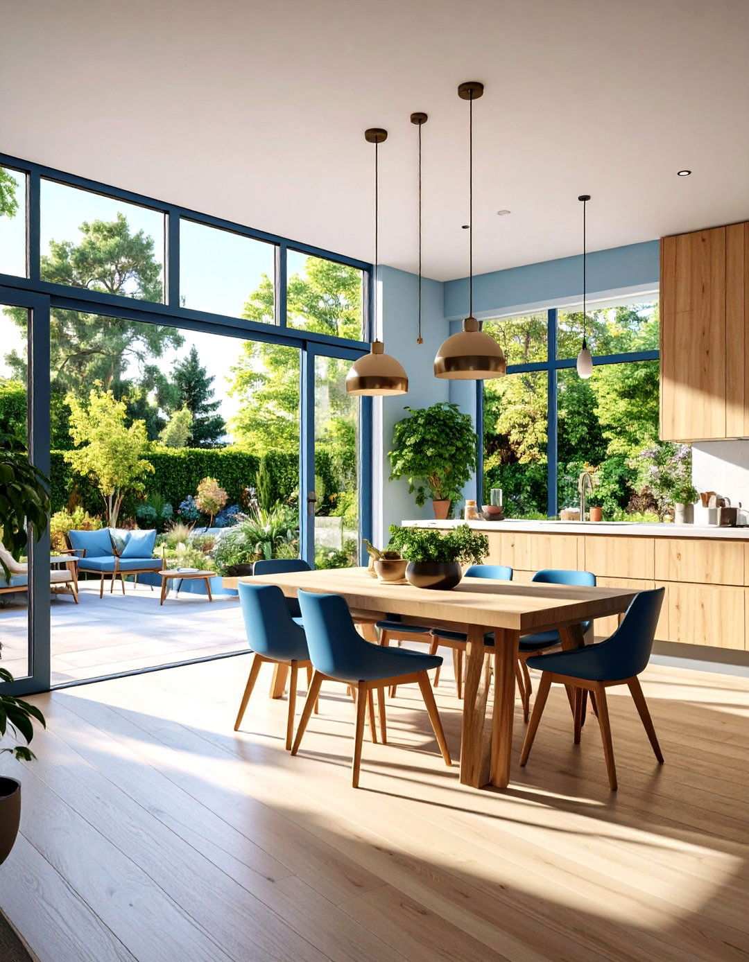 Garden View Kitchen Diner - 24 Kitchen Diner Ideas