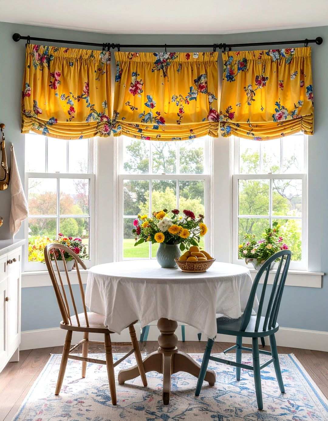 Gathered Rod Pocket Valance - 24 Window Valance Ideas