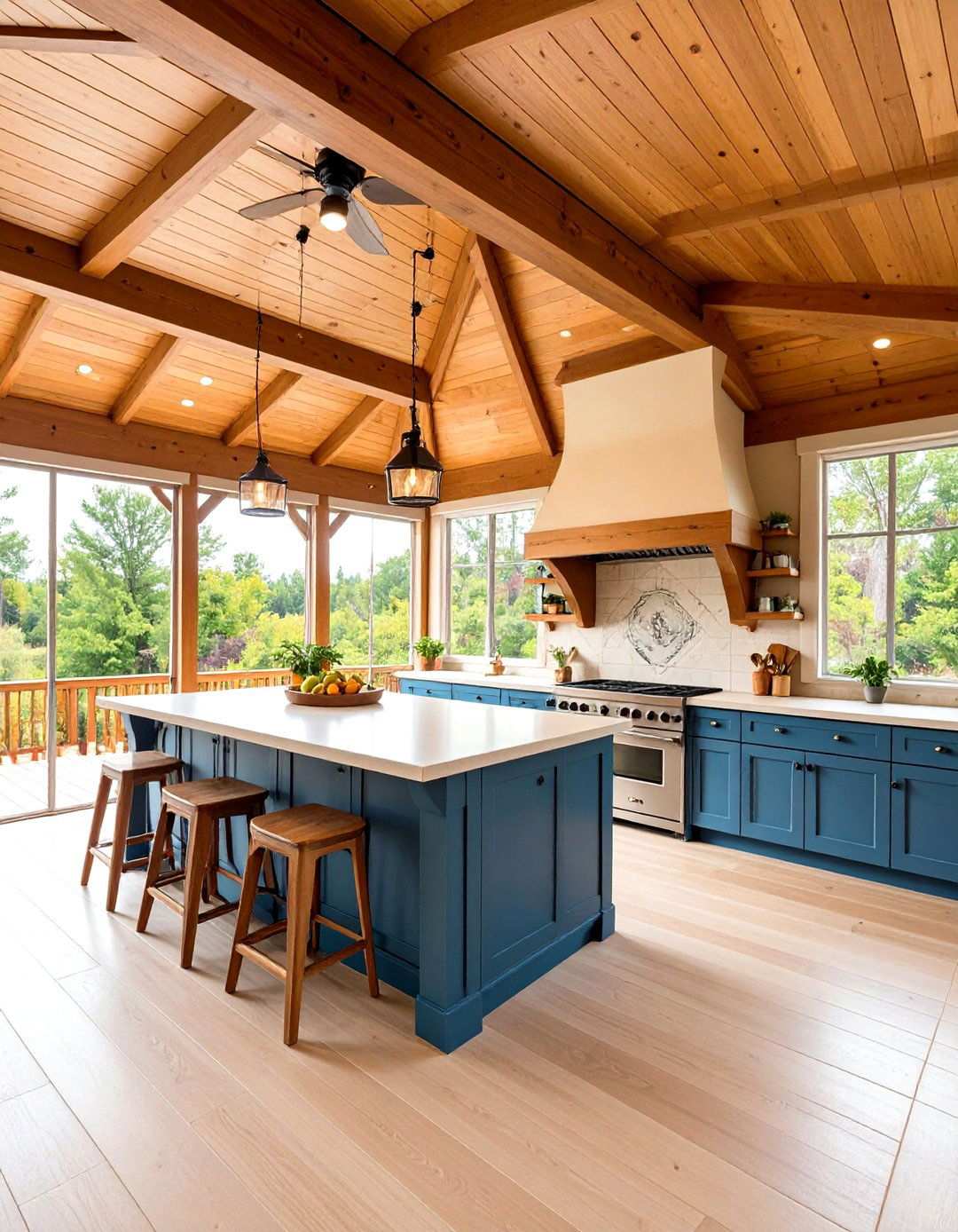 Gazebo Enclosed Kitchen with Full Weather Protection - 24 Summer Kitchen Ideas