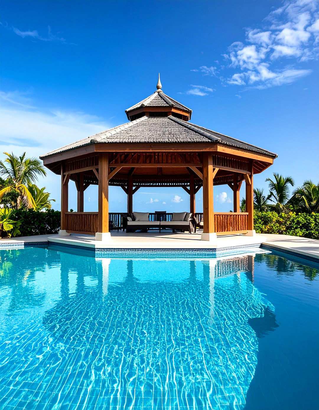 Gazebo Pool Houses - 24 Pool Shade Ideas