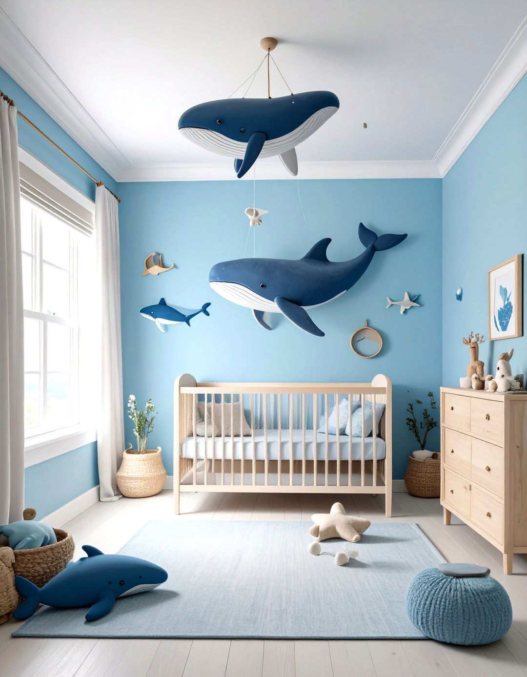 Gentle Whale Adventure Theme - 24 Nautical Nursery Ideas