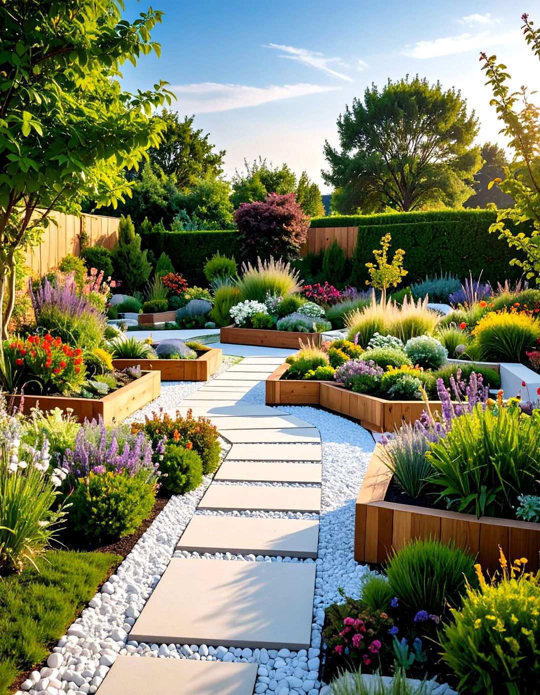 Geometric Modern Design - 24 Zen Garden Ideas