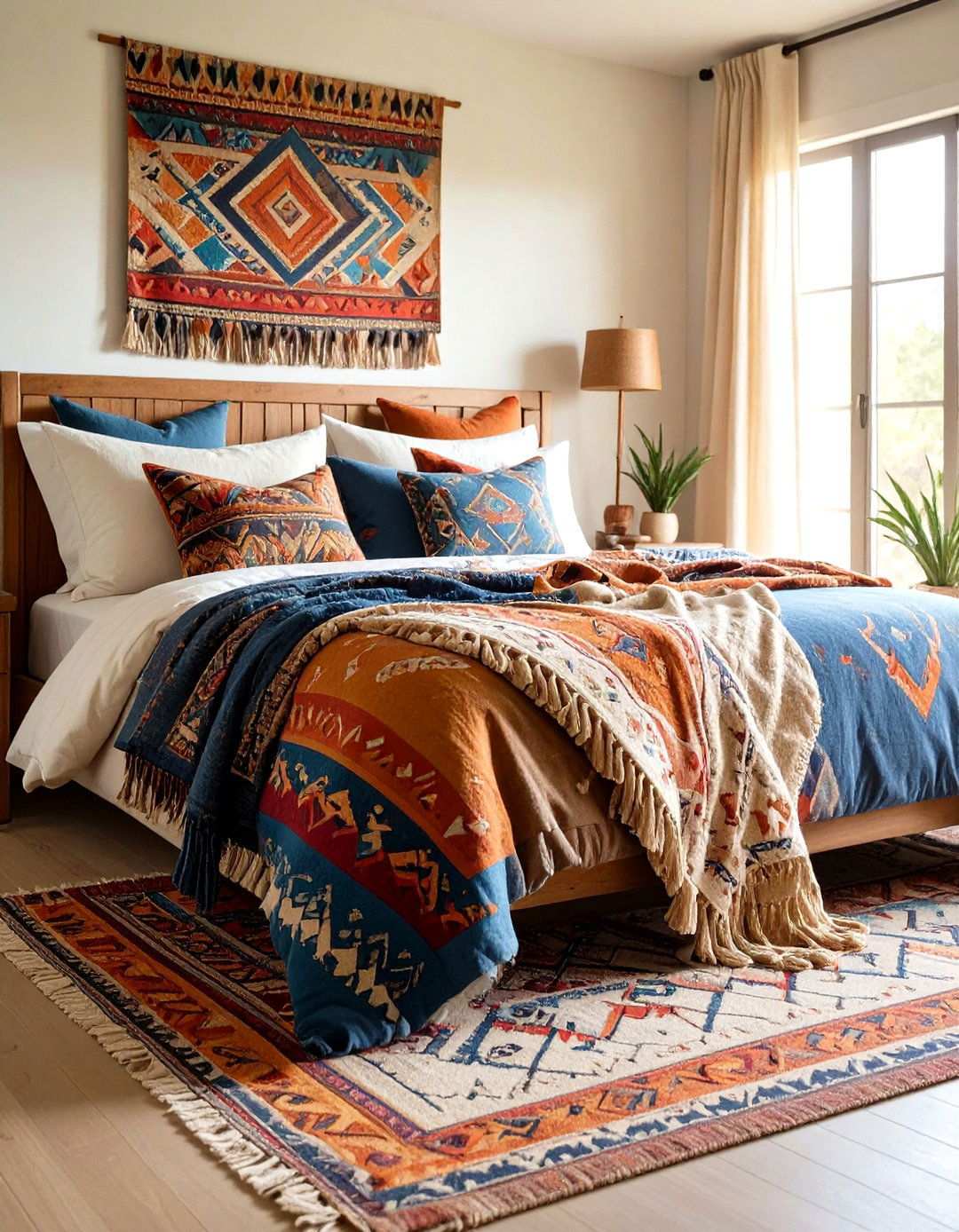 Geometric Pattern Textiles - 24 Southwest Interior Design Ideas