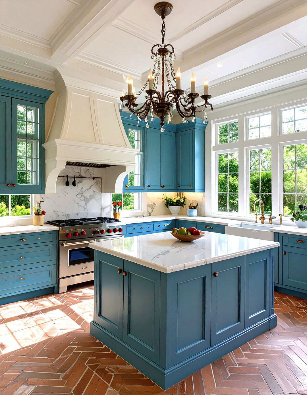 Georgian Colonial Kitchen Sunroom - 24 Sunroom Kitchen Ideas