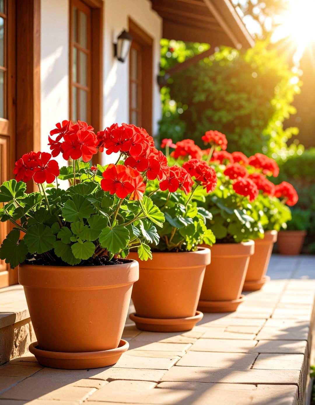 Geraniums - 24 Patio Plants