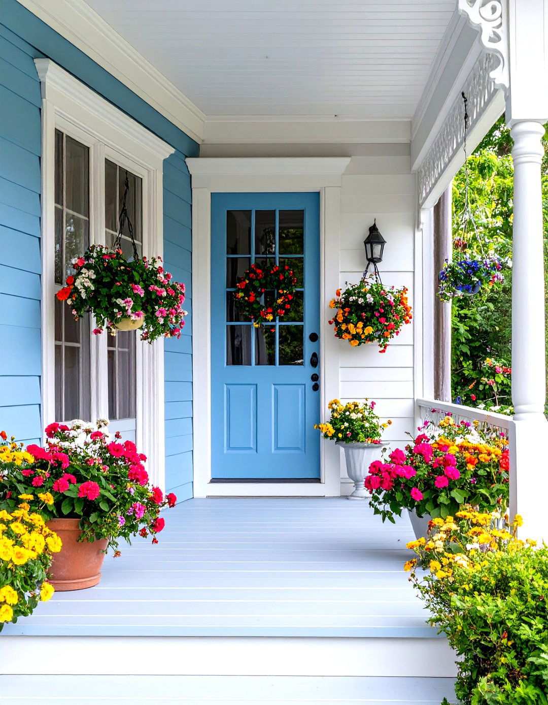 Gingerbread Trim Showcase Porch - 24 Victorian Porch Ideas