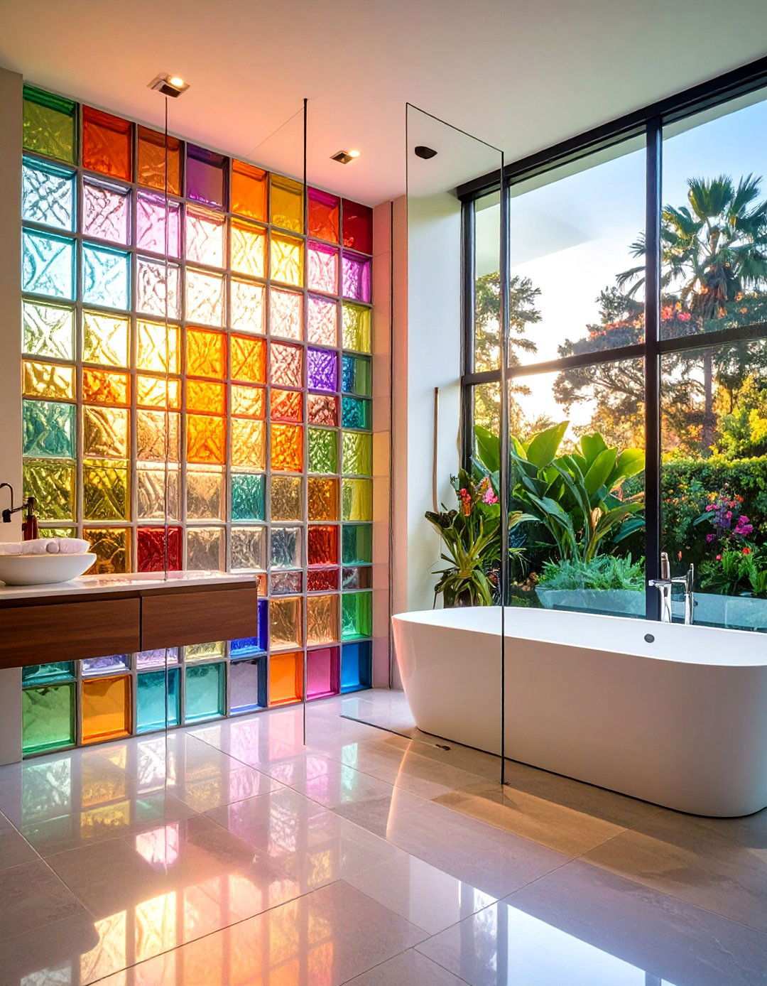 Glass Block Privacy Solutions - 24 Small Shower Ideas