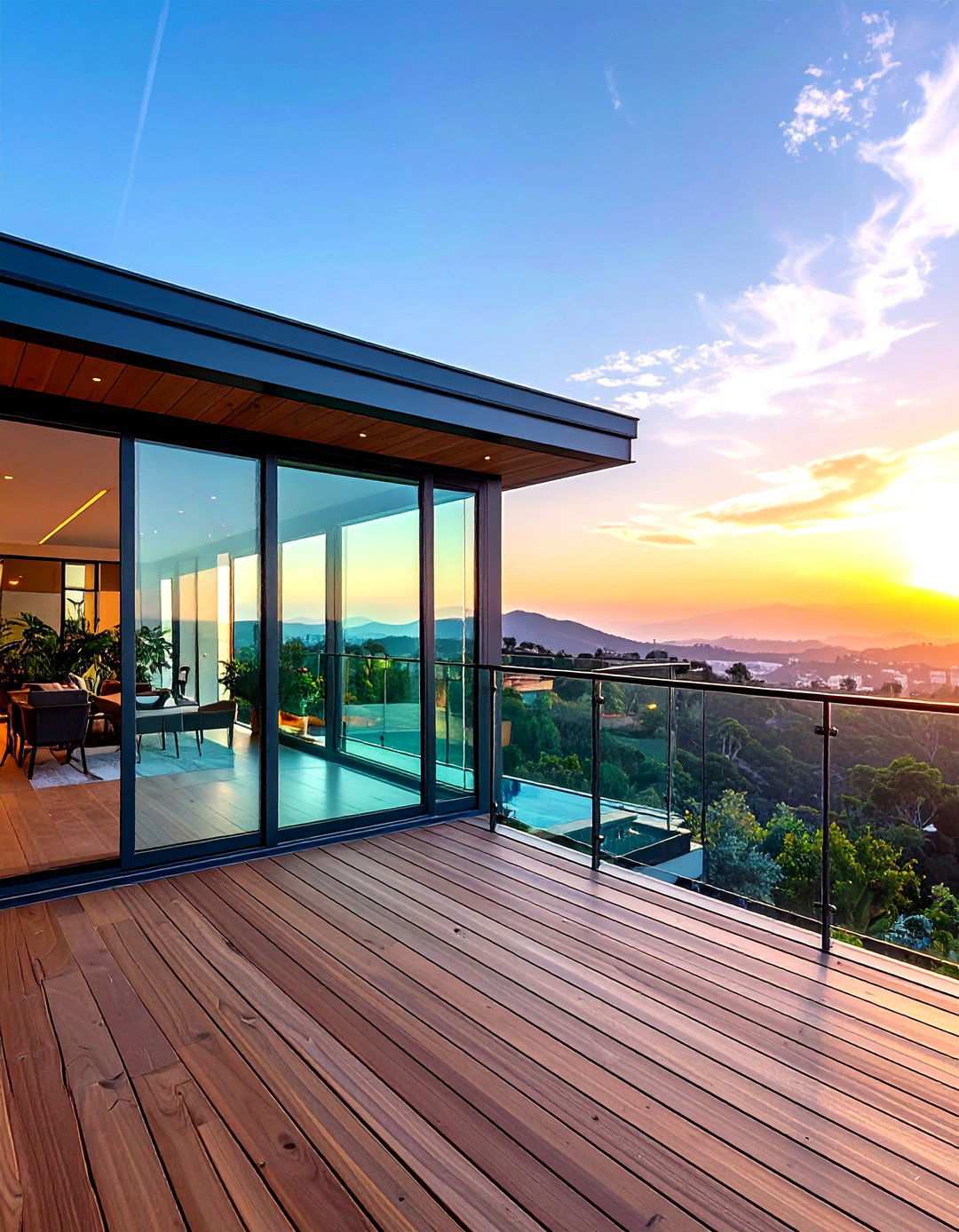 Glass Panel Metal Frame Systems - 24 Metal Deck Railing Ideas