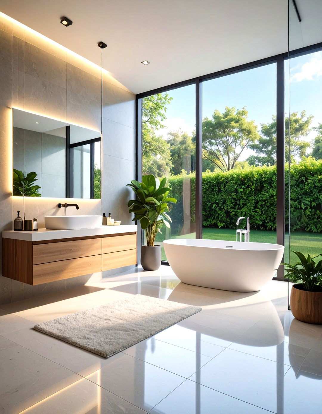 Glass Partition Strategies - 24 Small Ensuite Design Ideas