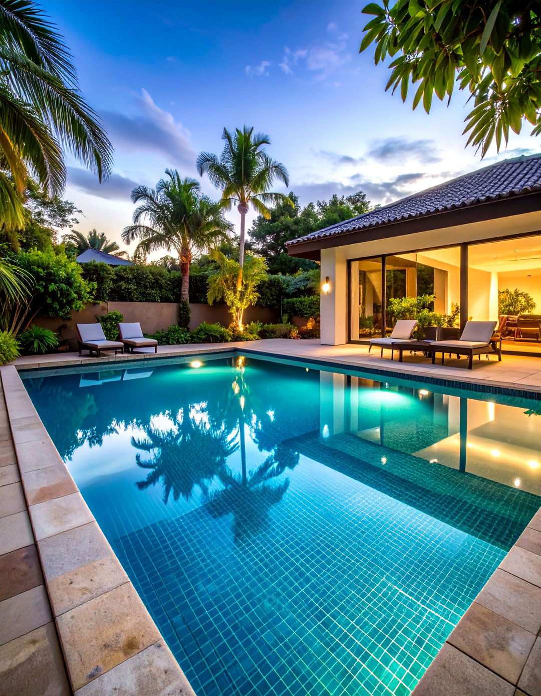 Glass Pool Tile Luminosity - 24 Pool Tile Ideas